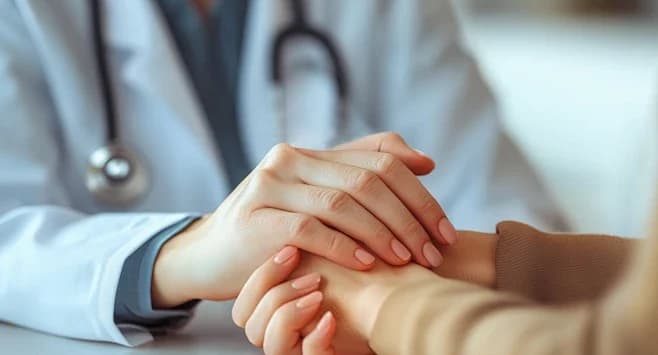 Patient receiving personalized care